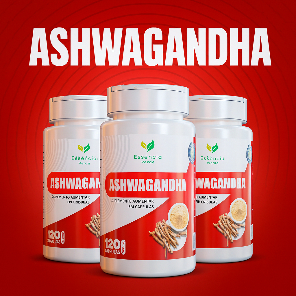 Ashwagandha 100% PURA de 500mg – Suplemento Alimentar Natural  120 Cápsulas em Oferta na Shopee