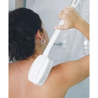 Escova  Banho Para Lavar As Costas Cabo Longo Cerdas Macia em Oferta na Shopee