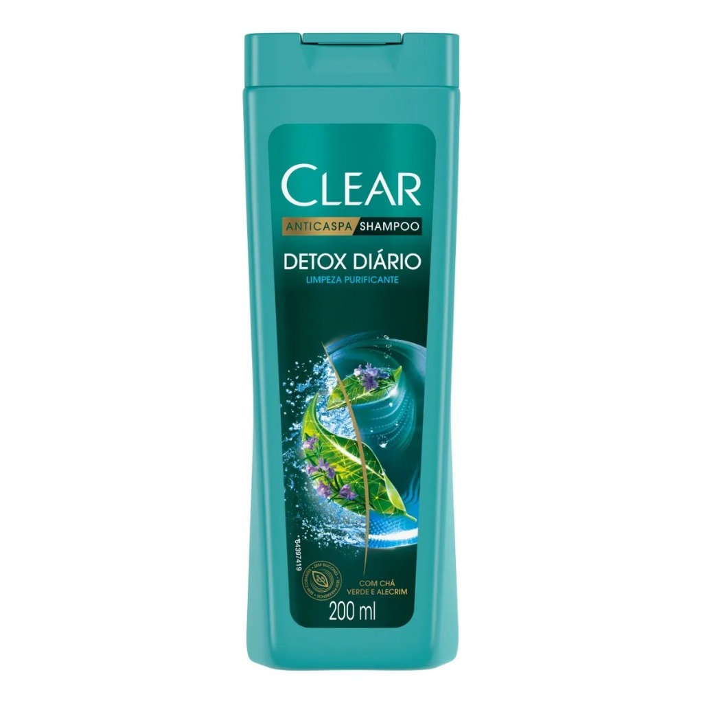 Shampoo Clear Women Anticaspa Detox Diario 200ml