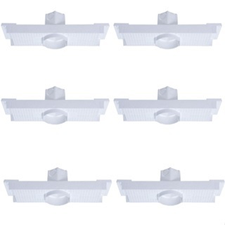 KIT 6 Caixa de Embutir Spot Led P/ Laje 5w - MR16 Plasled