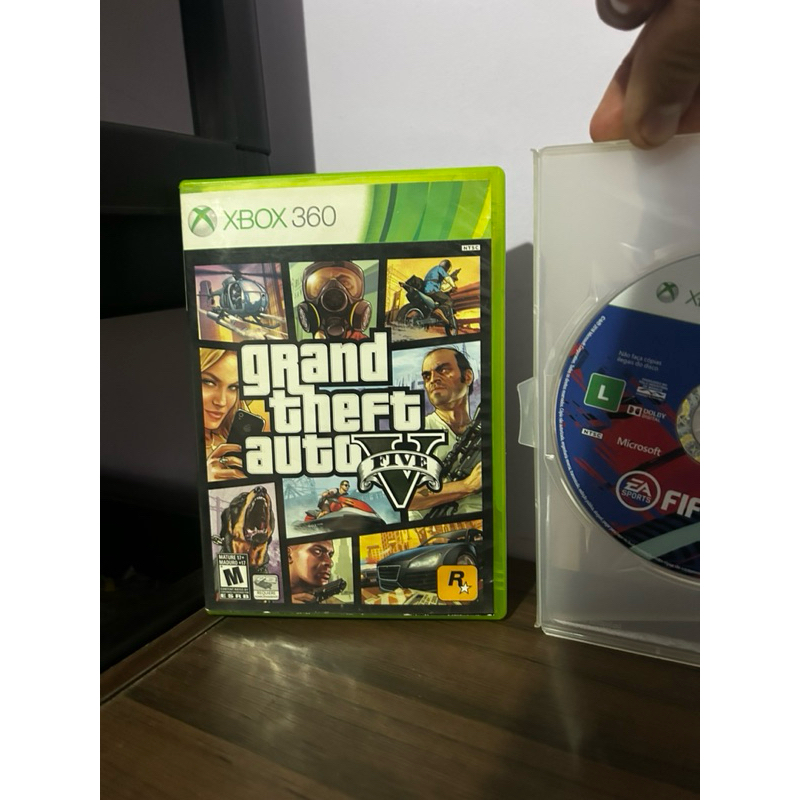 JOGO XBOX 360 gta 5+ fifa 2019