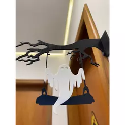 Decoração de parede / porta - Fantasma