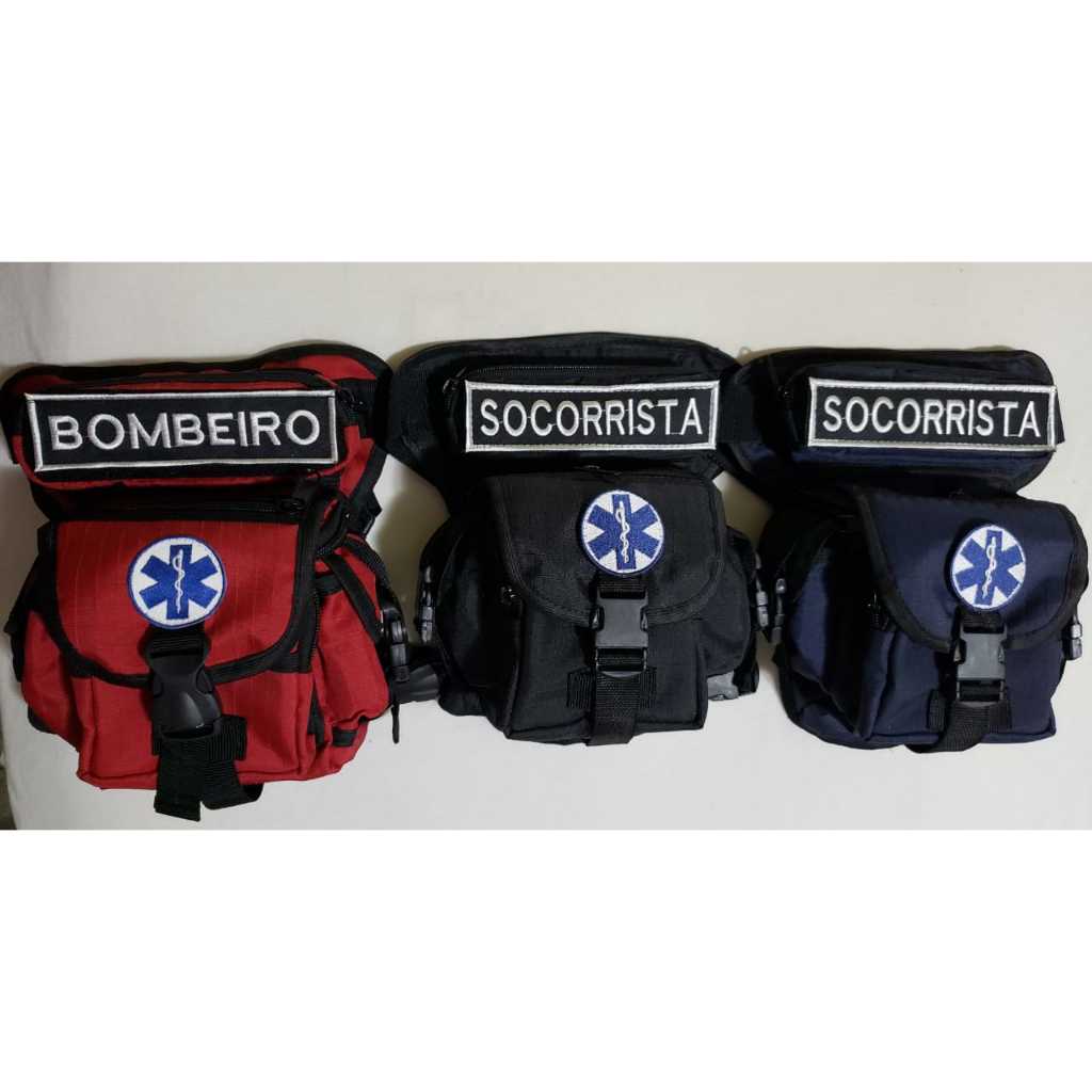 Bornal P/socorrista E Bombeiro C/bordado Personalizado em Oferta na Shopee