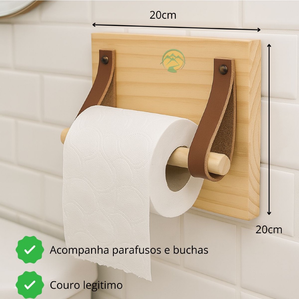 Porta papel higiênico lavabo acessórios banheiro toilet retro casa campo praia em Oferta na Shopee