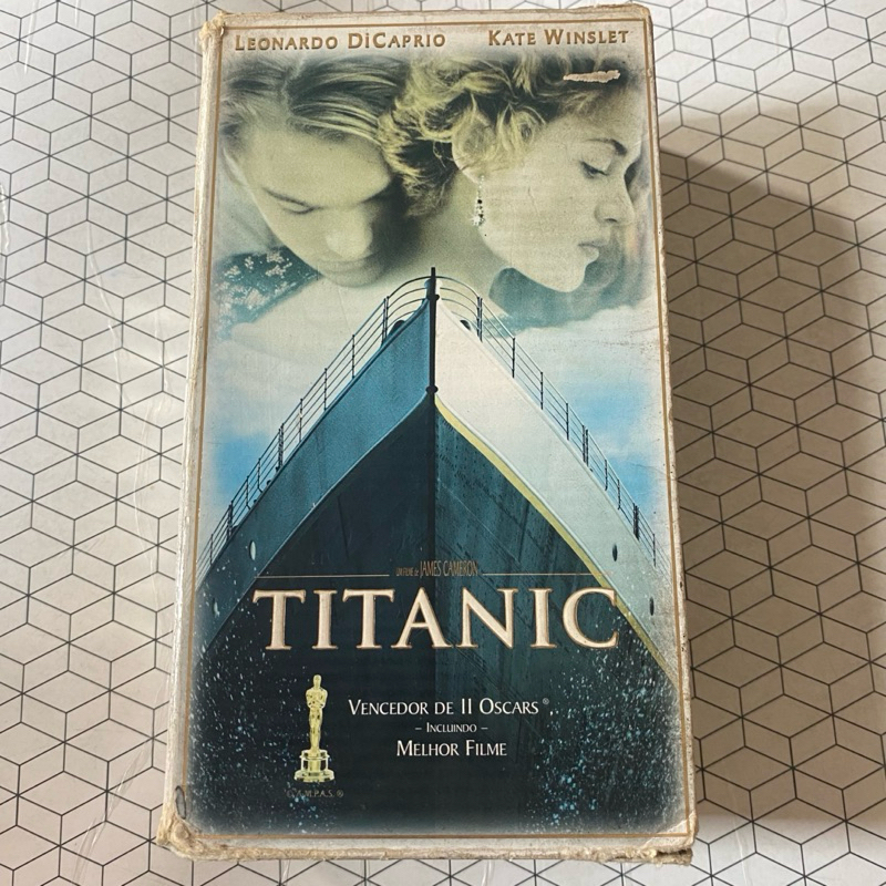 Box original VHS duplo Titanic (Legendado)