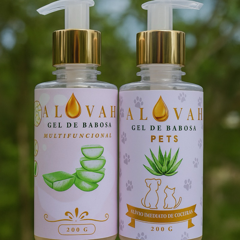 Kit Especial: Gel Multifuncional + Gel Pets – Saúde e Hidratação Natural