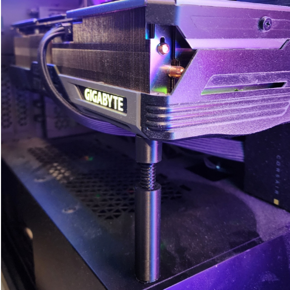 kit 3 Suporte Ajustável de GPU – Evite Flacidez da Placa de Vídeo