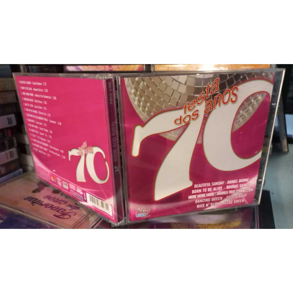 cd festa dos anos 70- ótimo estado Blue Music- Daniel Boone Roonie Garcia Andrfea True Connection Gold Group Jesse green