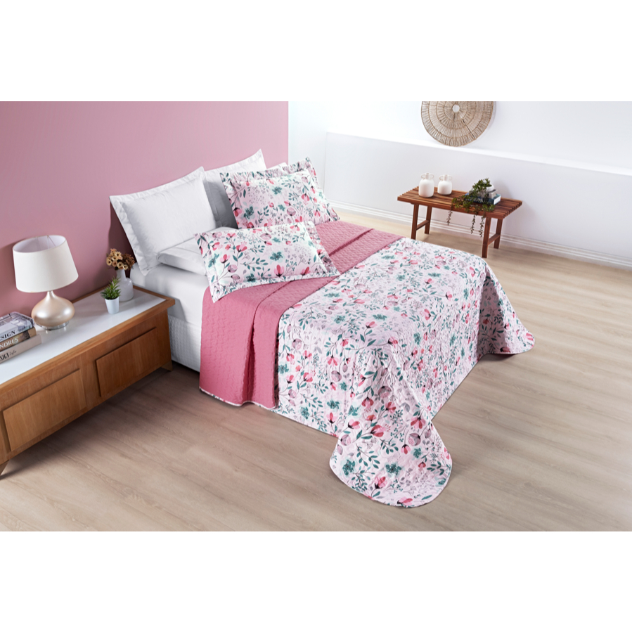 Cobre Leito Avere solteiro/casal Padrão/queen/king 03Peças micropercal 200 fios matelado  DUPLA FACE