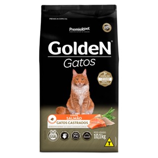 Ração Golden Fórmula Gatos Castrados Salmão 10,1kg em Oferta na Shopee