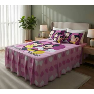 Colcha Mickey Minnie Queen Personalizada em Oferta na Shopee