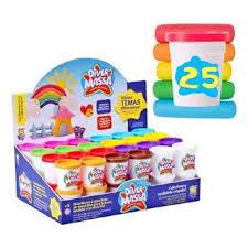 Kit Massinha Modelar 12, 24, 36 ou 48 Potes Sortidos Diver Massa - DiverToys