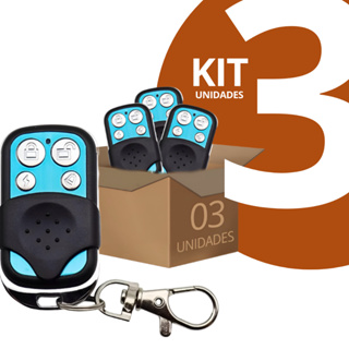 KIT 1 - 2 e 3 CONTROLE DE PORTÃO AUTOMATICO CONTROLE PARA ABRIR PORTÃO em Oferta na Shopee