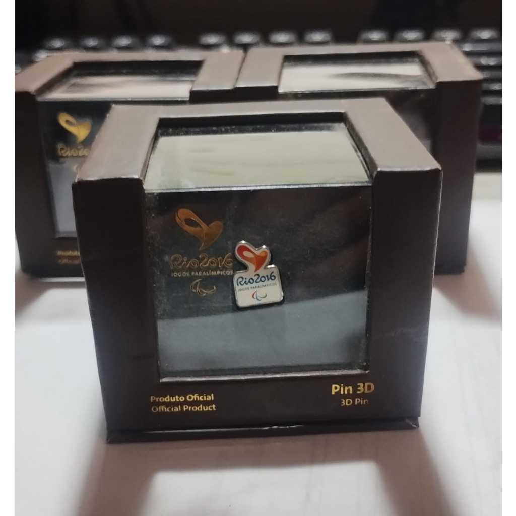 SERIE MINI PIN OLIMPIADAS 2016 RIO COLEÇÃO 3 PEÇAS NA CAIXA ORIGINAL - Y450