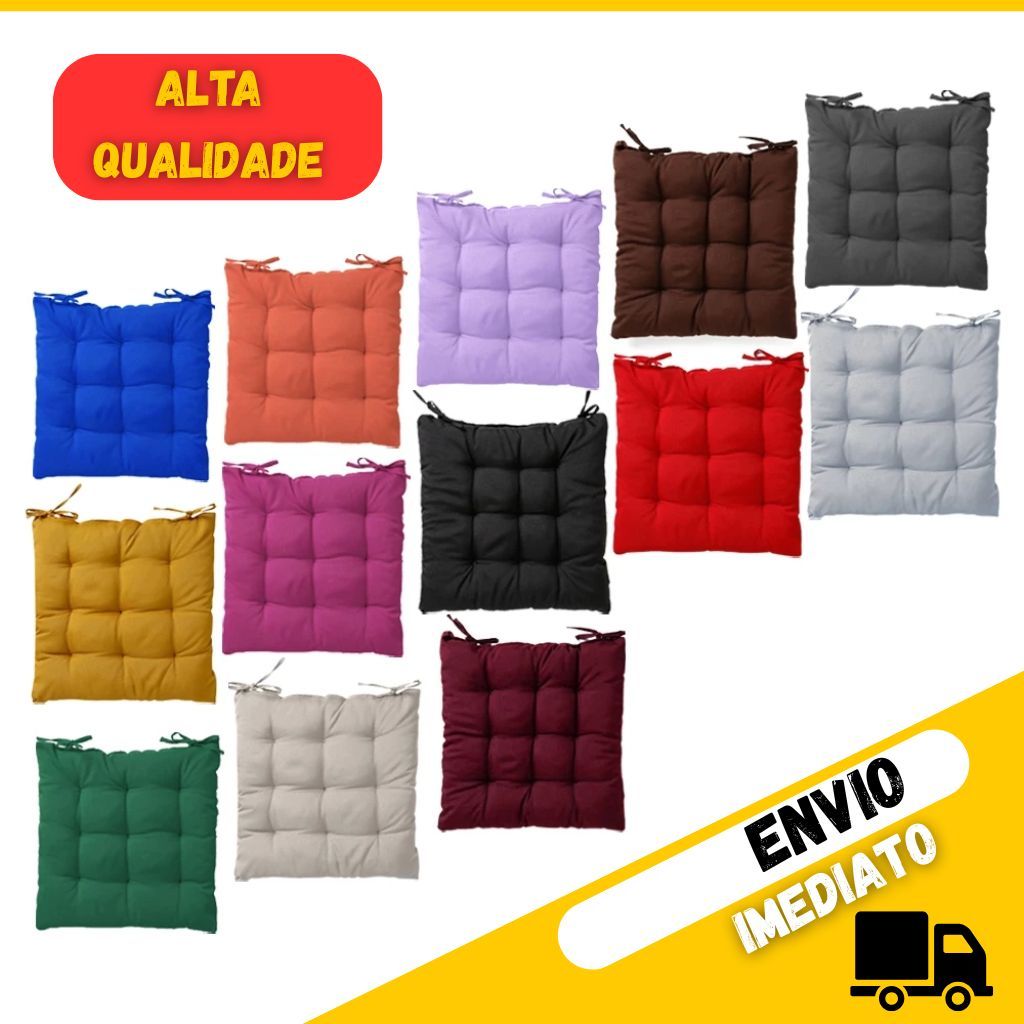 Assento Almofada Futon Futton Cadeira Banco Pallet Decoração Oxford Liso