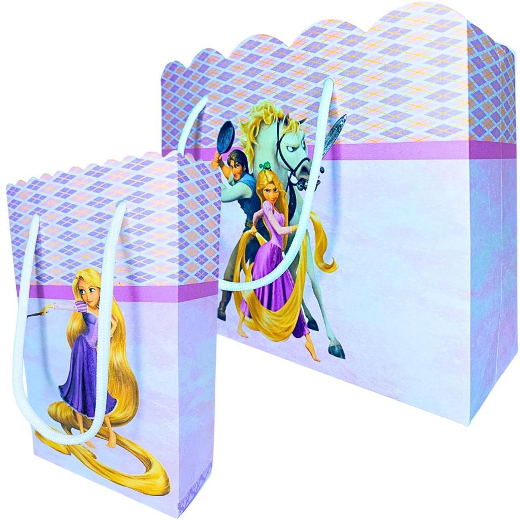 Sacolinhas Personalizada Enrolados Rapunzel Sacolinha para Lembrancinha de Aniversario Infantil Sacolas Bolsa
