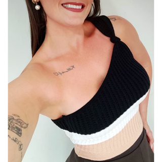 Regata regatinha top feminina Cropped nula Manga de Tricot Modal Premium Verão tendência Lançamento em Oferta na Shopee