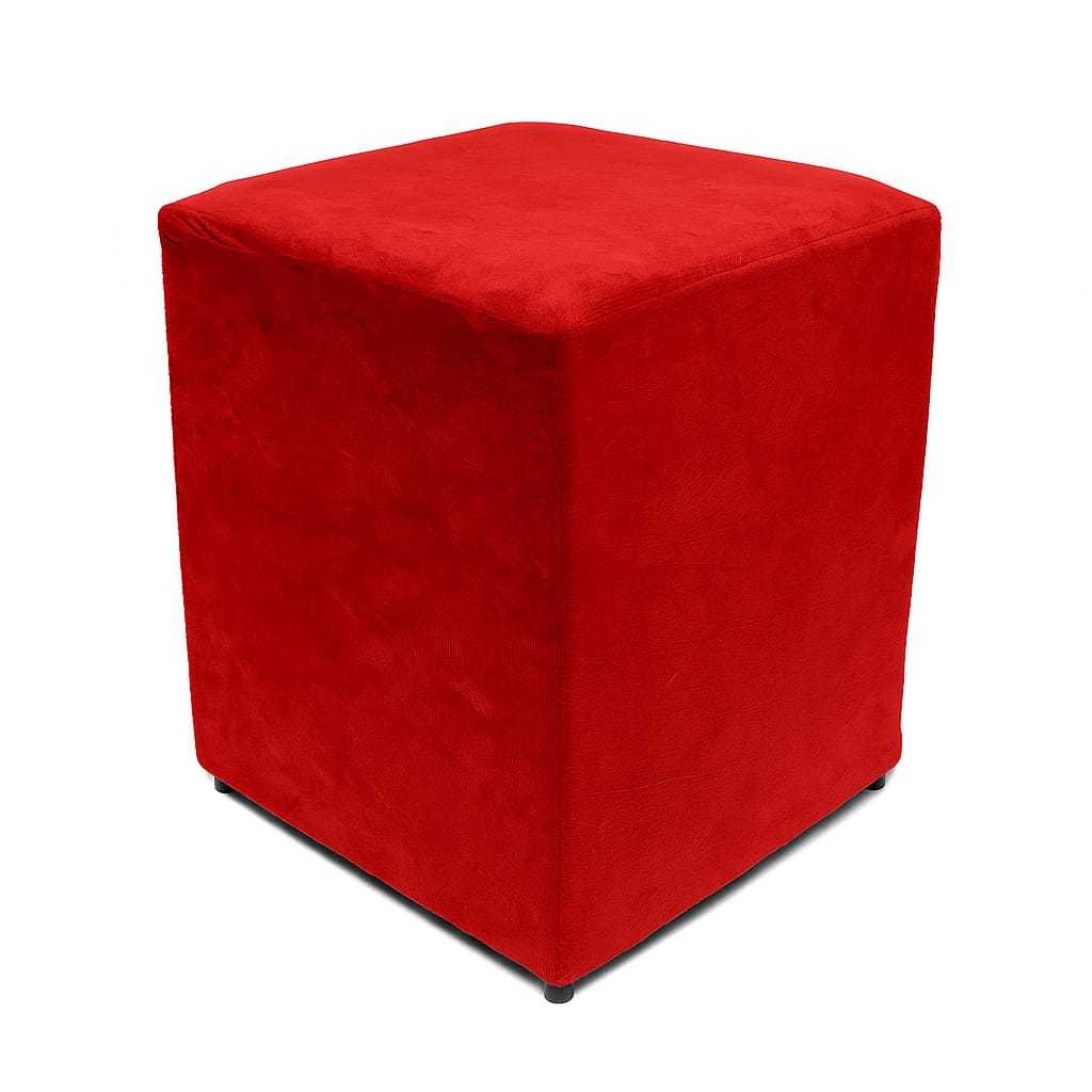 Puff Quadrado Cubo Banqueta Banco Infantil Criança Kids Quarto Sala Leve Confortavel Decoraçao