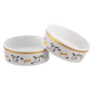 2 Comedouro Cachorro para Caes pet 610ml Porcelana Branca em Oferta na Shopee