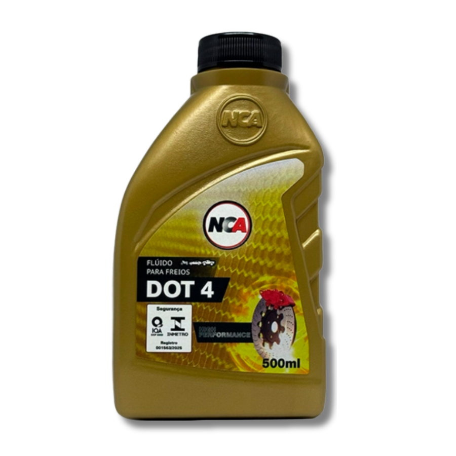 FLUÍDO PARA FREIOS DOT 4 - 500ML
