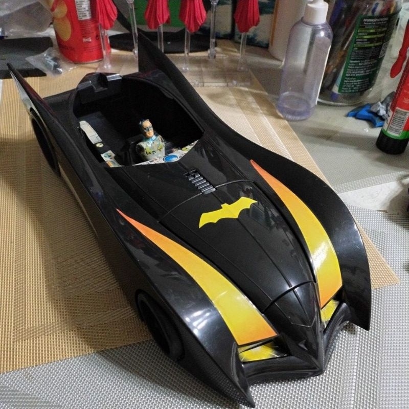 CONJUNTO BATMAN COM BATMOVEL GULLIVER ESTRELA ANOS 80