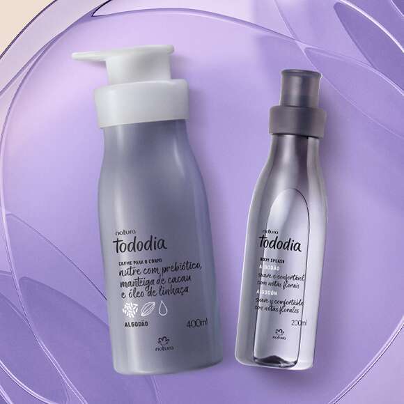 Natura Kit Tododia Algodão com Hidratante e Body Splash (2 produtos)