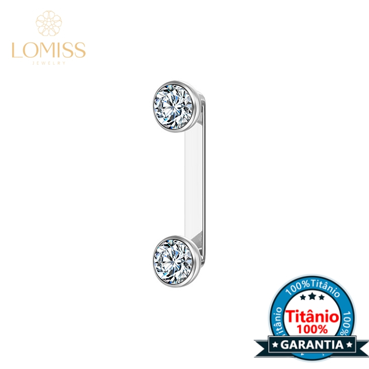 Piercing Surface Titânio G23 Zircônia《Lomiss  piercing》 em Oferta na Shopee