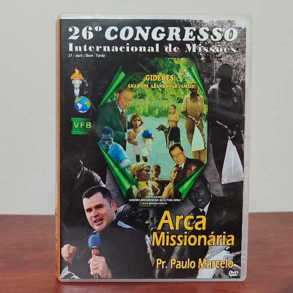 Dvd: 26° Congresso Internacional De Missões - Arca Missionária Pr. Paulo Marcelo - Original