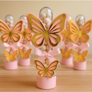 Borboleta 3D para Tubete | Aplique Festa | Lembrancinha | Scrap Festa _ ENVIO IMEDIATO em Oferta na Shopee