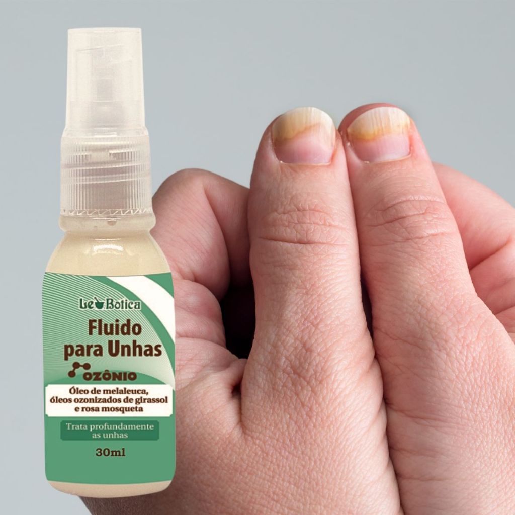 Fluido para Unhas Ozônio Tratamento Combate Fungos Bactérias Causadoras de Infecções Micoses 30ml. em Oferta na Shopee