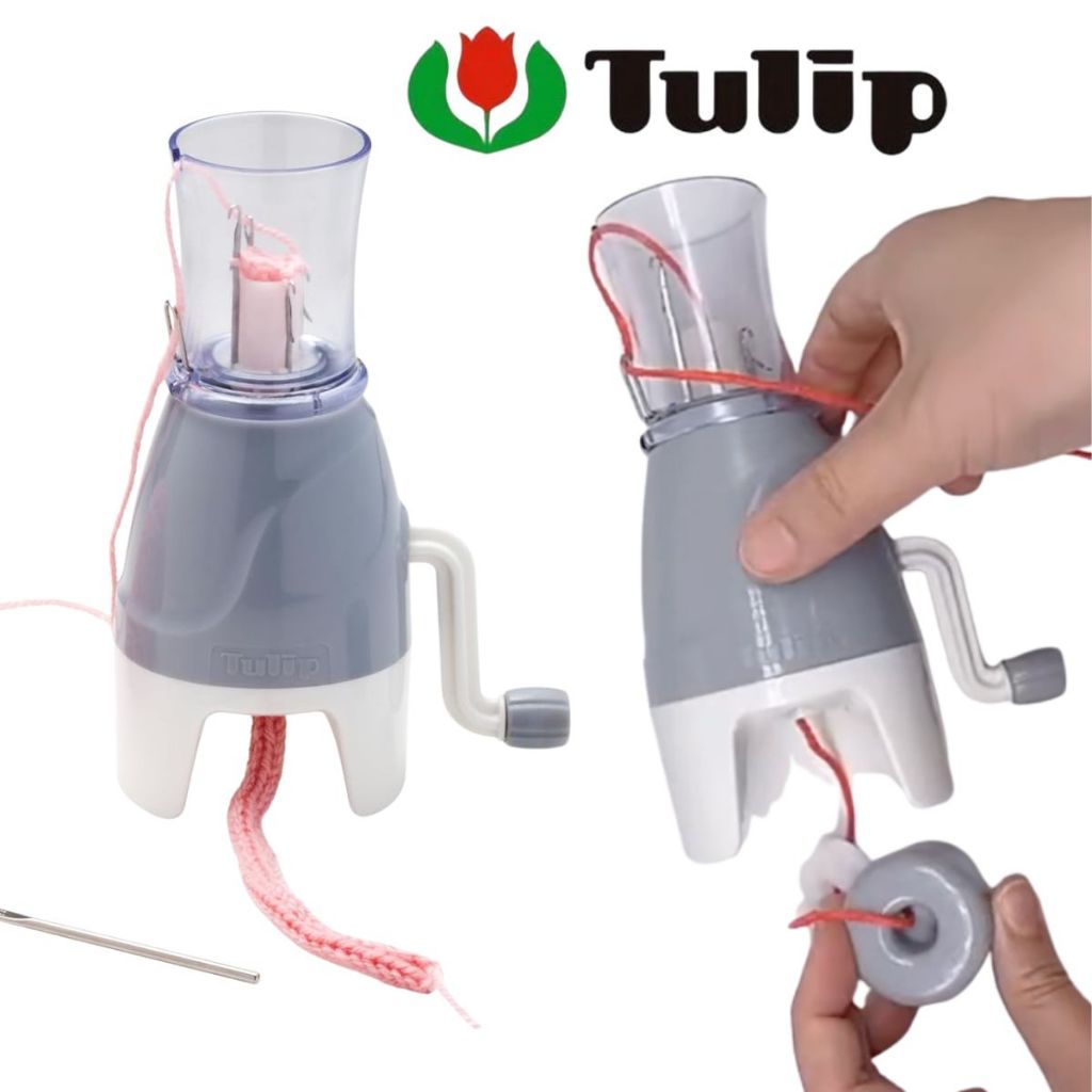 Máquina Tricotin Tulip ORIGINAL Manivela Tear Icord rabo de gato Tricô