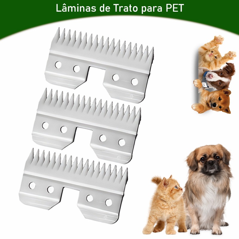 3 Peças Lâmina de Cerâmica Cortante Tosa para Andis Oster Wahl Pet Shop Lorben em Oferta na Shopee