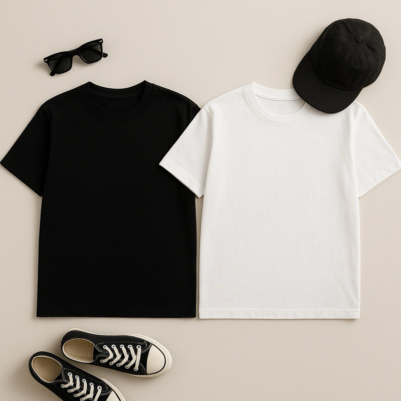 Kit 2 Camisetas lisa Casal camisetas de cores diversas Masculino e Feminina 100% Algodão Premium