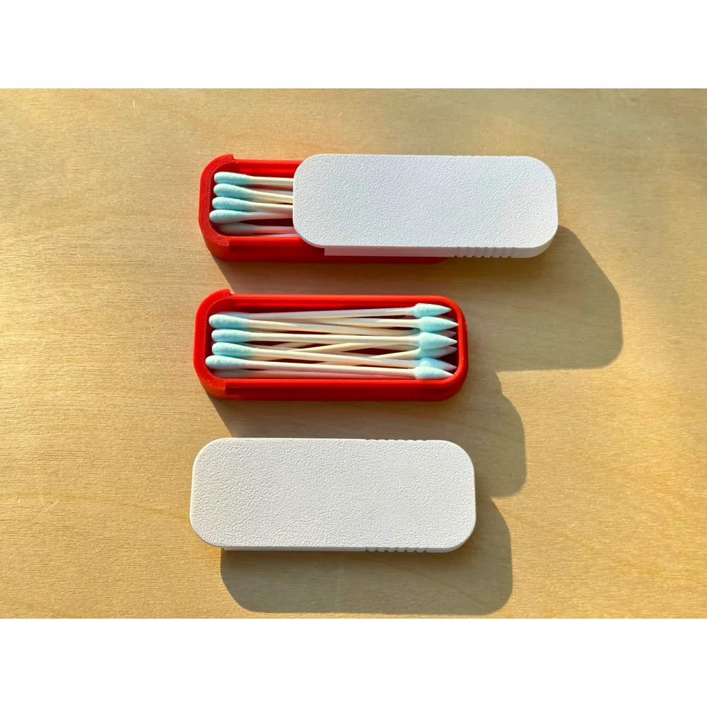 Mini Estojo Organizador de Viagem para Cotonete/Palitinho/Alfinete/Agulha