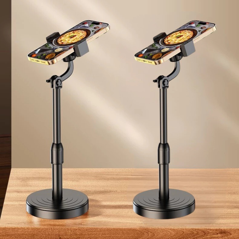 Suporte De Celular Tripé Para Mesa Ideal Para Gravação de Vídeos Mini Pedestal Ajustável 360°