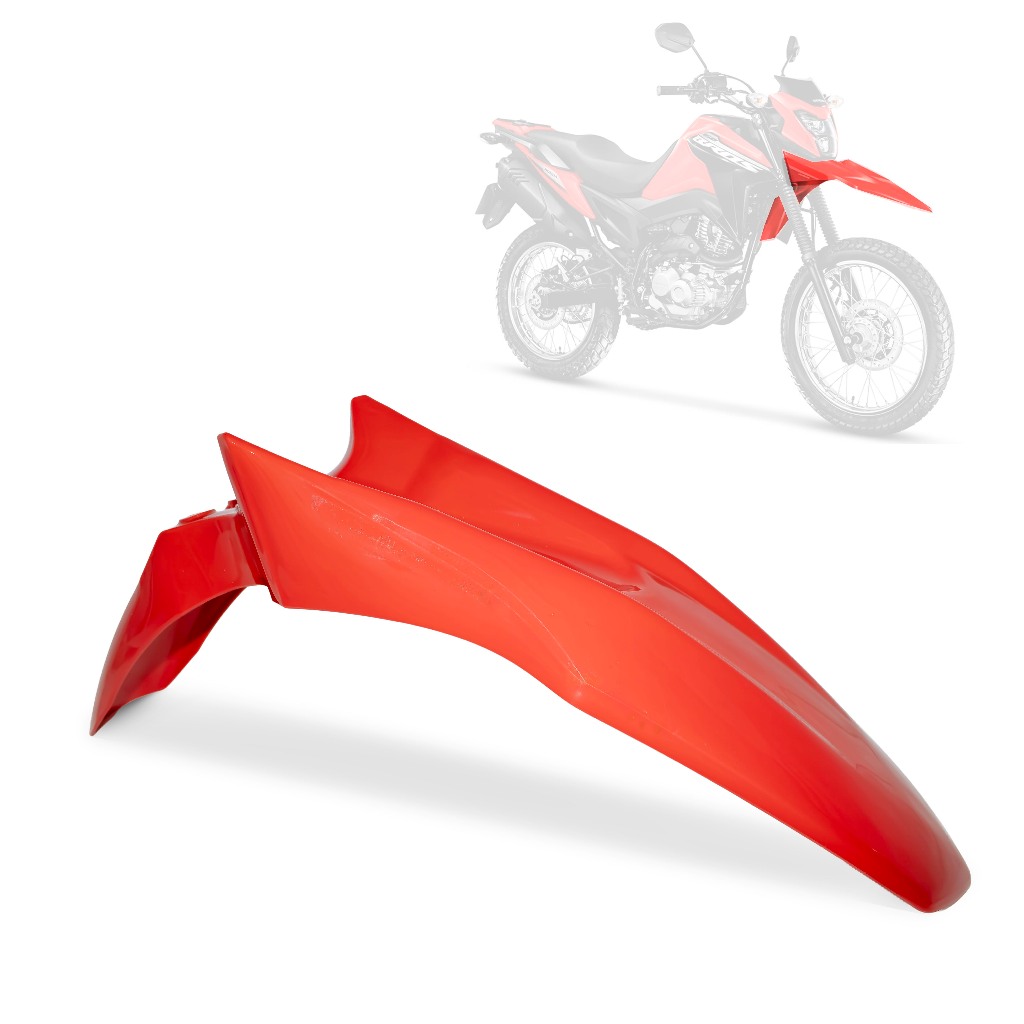Paralama Dianteiro Bros 160 2022 a 2024 Vermelho Fighting