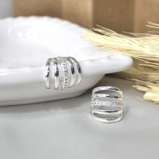 Par de Brincos Ear Cuff com Piercing Fake e Ponto de Luz Luxo Estilo Elegância Moda Feminina em Oferta na Shopee