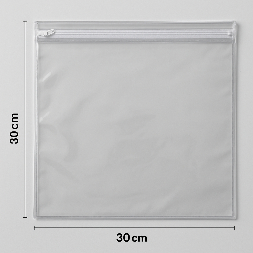 10 Saco Embalagem Multiuso 30 X 30 De Pvc Com Ziper