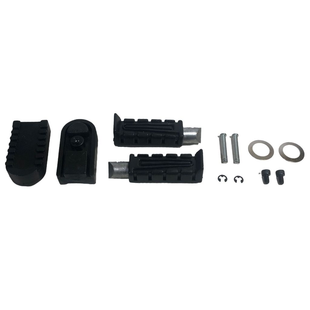 Pedaleiras Traseira + Borracha pedaleira Lander 250/Tenere 250/Xtz 125