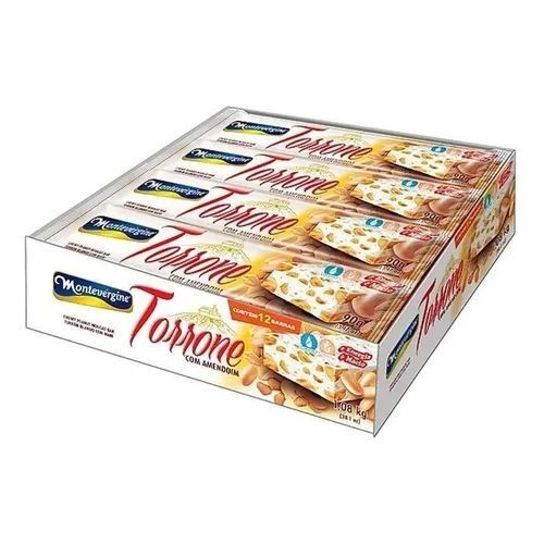 Torrone Amendoim C/12Un 90gr Montevergine em Oferta na Shopee