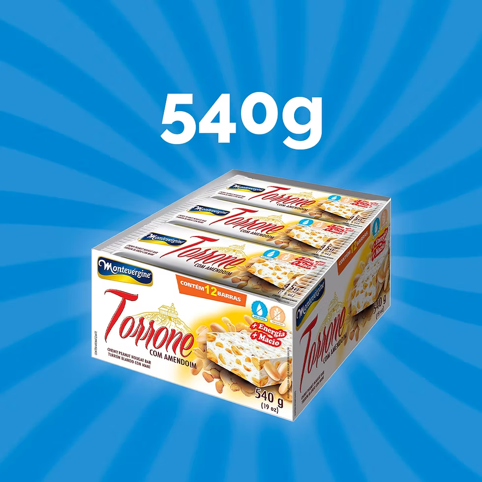 Torrone Amendoim C/12Un 45g Montevergine