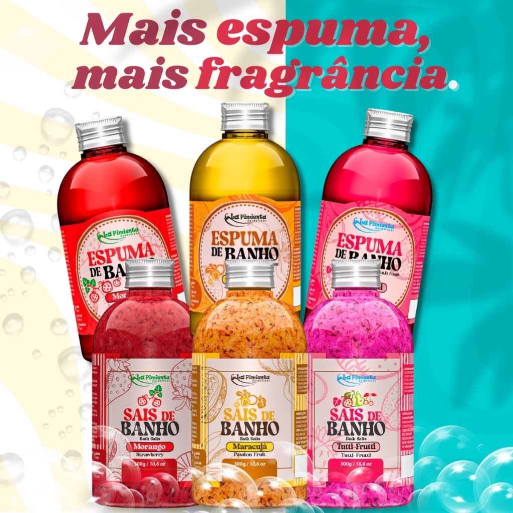 Kit Espuma Sais De Banho Grande Big Banheira Hidromassagem Ofurô Jacuzzi Spa Amor Viagem Chalé Hotel — imagem 2 de 2