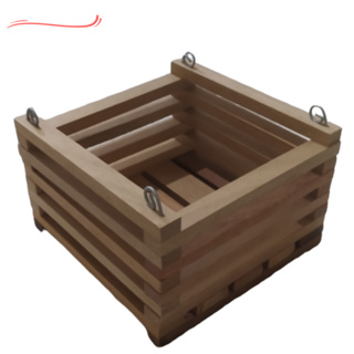 Kit 3 peças - Cachepot De Madeira de Lei Para Orquídea 21x21 +  3 Pendural de 4 pontas em Oferta na Shopee