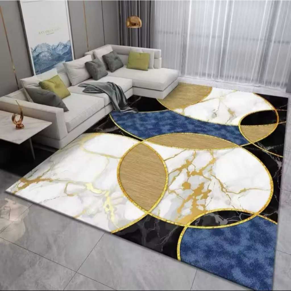 Tapete Belga Estampado Para Sala Quarto De Luxo 1,00X1,40M - Lançamentos Exclusivos