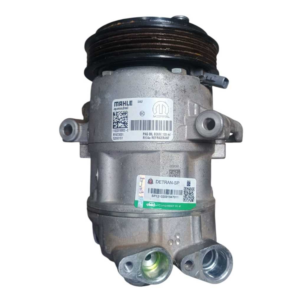 Compressor ar condicionado Fiat Argo Cronos Pulse 1.0 3cc 2016 2024 (Usado)