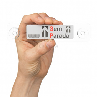 Suporte TAG Sem Parar, Suporte em Acrílico, Para-Brisa de Veículos em Oferta na Shopee