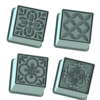 Ejetor e modelador de Docinhos e Doces Azulejo Português Arabesco Grécia em Oferta na Shopee