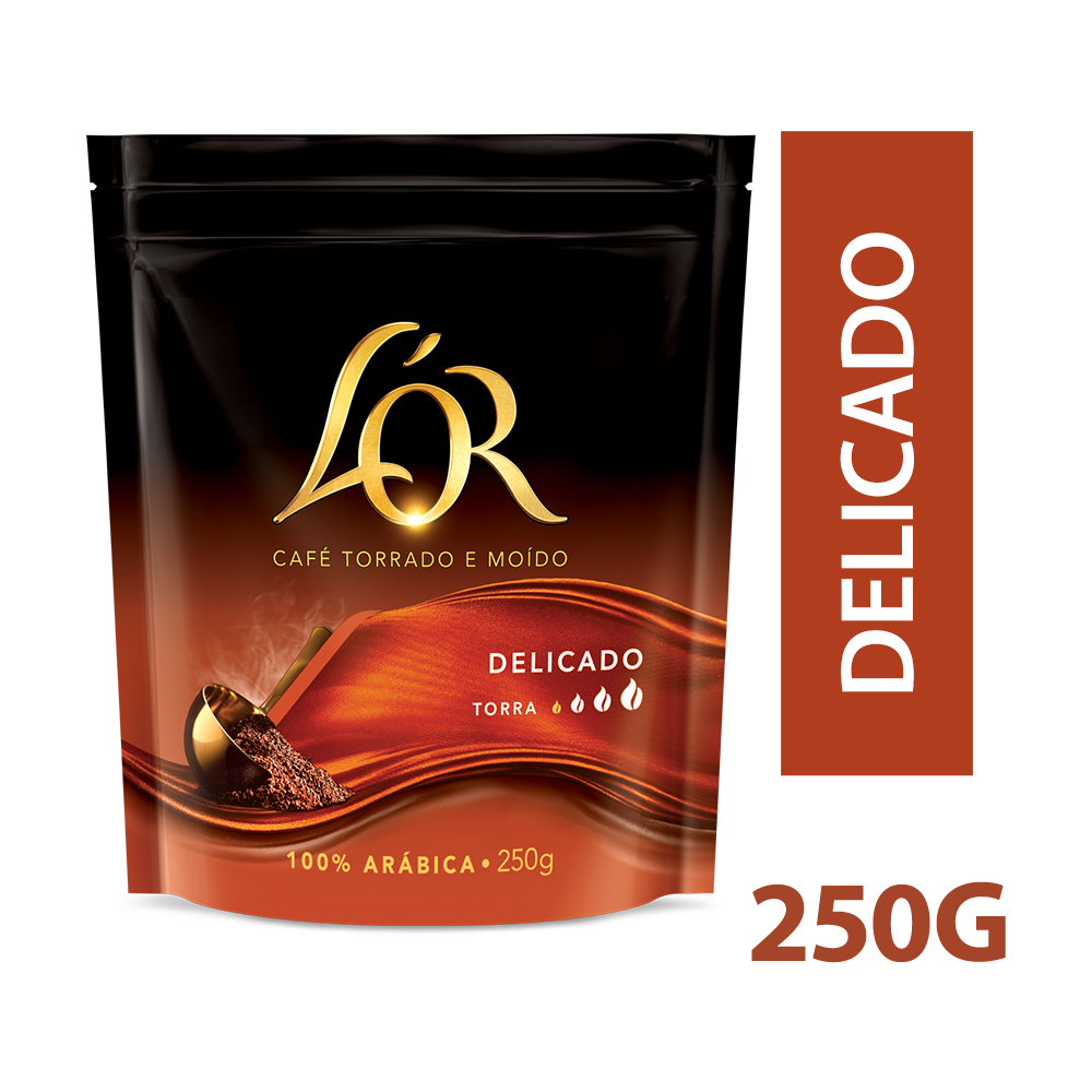 Café Torrado e Moído L'OR Delicado 250g