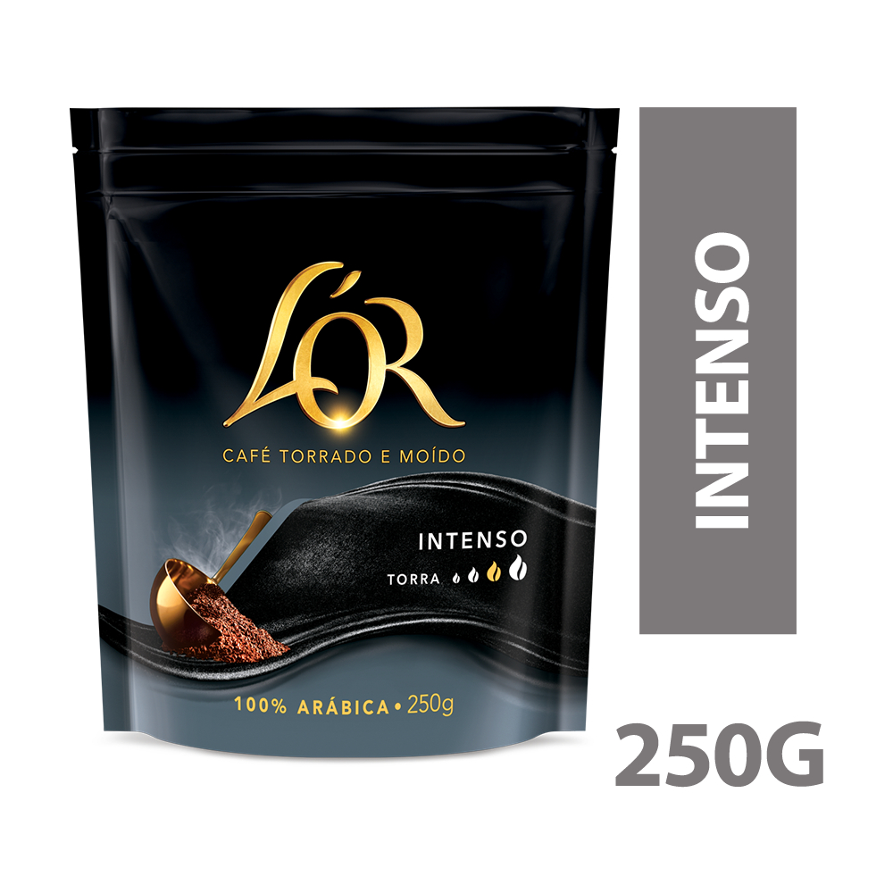 Café Torrado e Moído L'OR Intenso 250g