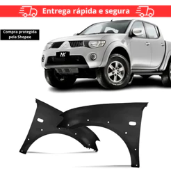 Par/Un Paralama Dianteiro Triton Pajero 2007 2008 2009 2010 2011 2012 2013 2014 2015 2016